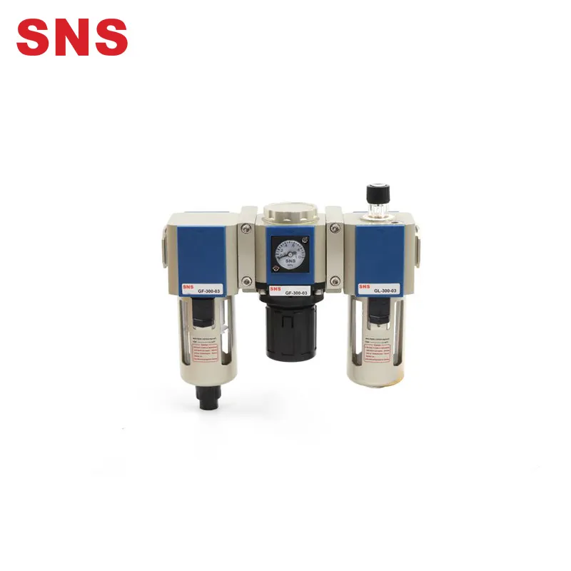 SNS Pneumatic GC Series FRL Unit Air Source Treatment Combination Air