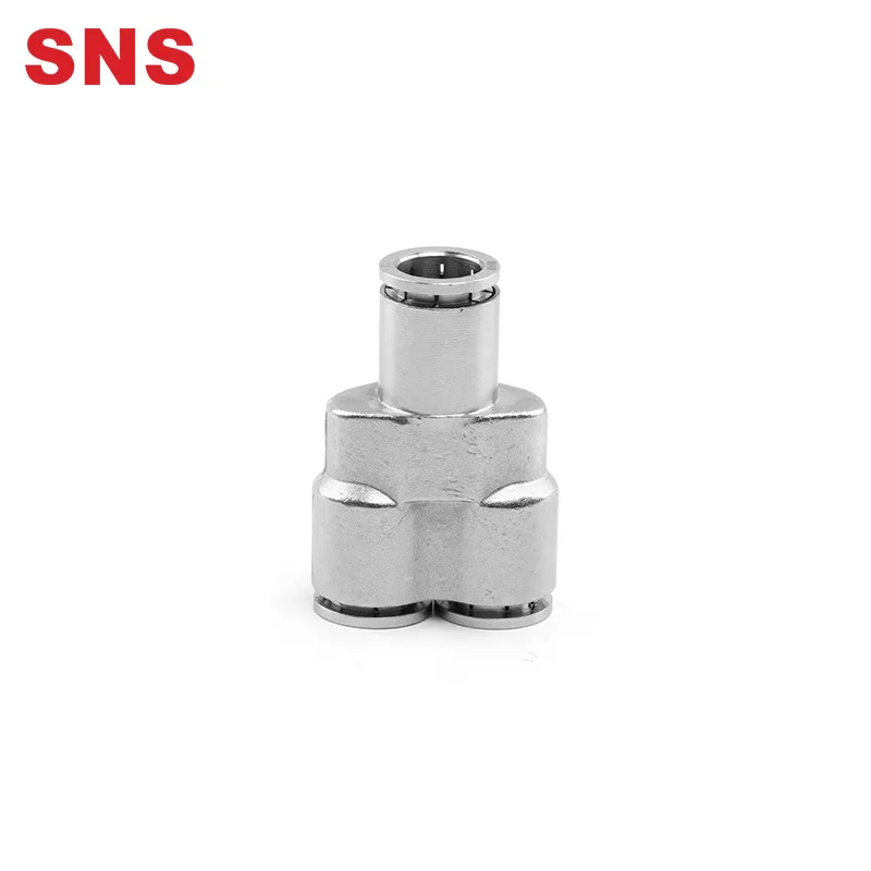 Sns Jpy Series One Touch Way Union Air Hose Tube Connector Plastic Y