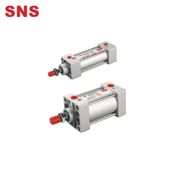 Sns S Sc Series Aluminum Alloy Double Single Acting Standard Pneumatic