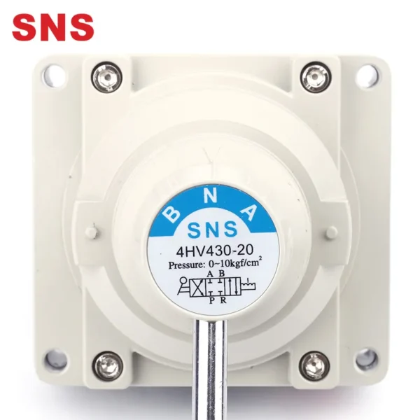 SNS 4HV series high quality pneumatic hand switching control rotary valve - Image 2