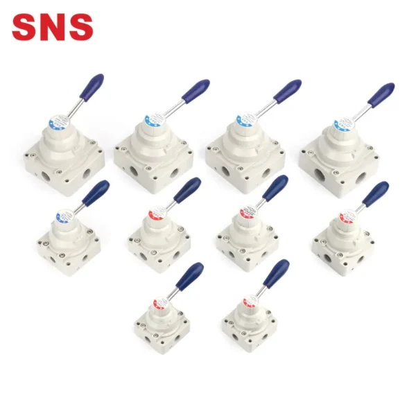 SNS 4HV series high quality pneumatic hand switching control rotary valve - Image 3