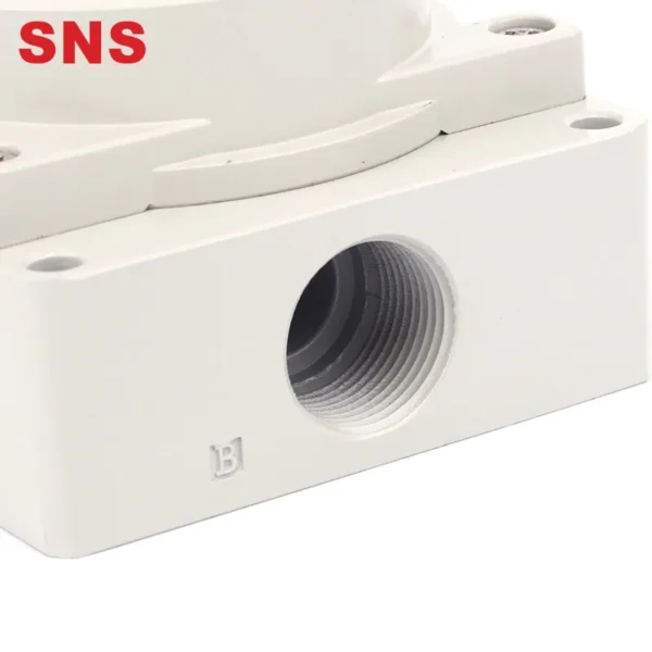 SNS 4HV series high quality pneumatic hand switching control rotary valve - Image 4