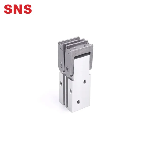 SNS MHW2 Series aluminum alloy double acting slider rail type pneumatic standard air cylinder