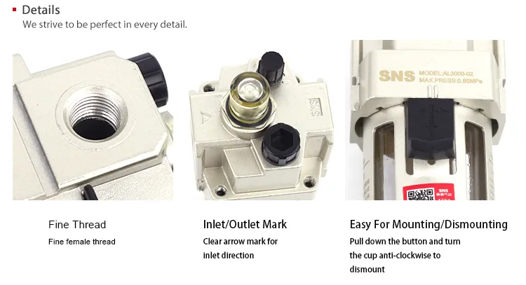 Sns Pneumatic Air Source Treatment Al Series Detail 1