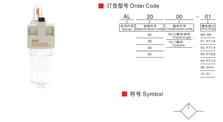 Sns Pneumatic Air Source Treatment Al Series Detail 3