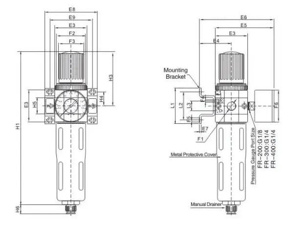Sns Pneumatic Air Source Treatment Fr Series Data Sheet 2