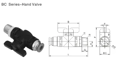 Sns Pneumatic Auxiliary Components Bc Buc Bl Bul Series Data Sheet 1