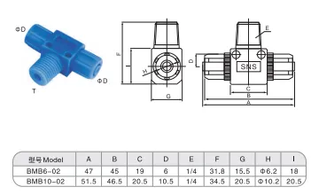 Sns Pneumatic Auxiliary Components Bmb Series Detail 1