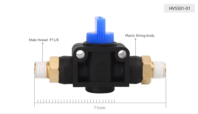 Sns Pneumatic Auxiliary Components Hvss Series Data Sheet 1