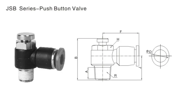 Sns Pneumatic Auxiliary Components Jsb Series Data Sheet 1