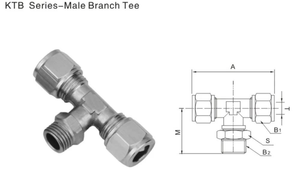 Sns Pneumatic Auxiliary Components Ktb Series Data Sheet 1