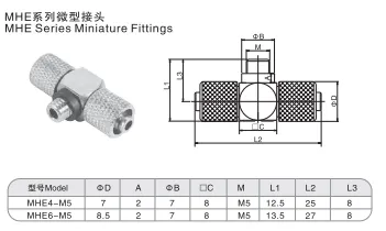 Sns Pneumatic Auxiliary Components Mhe Series Detail 1