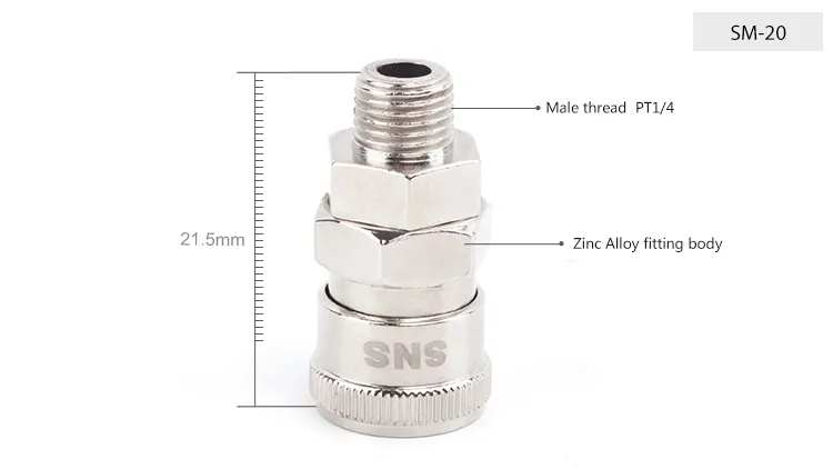 Sns Pneumatic Auxiliary Components Sm Series Data Sheet 1