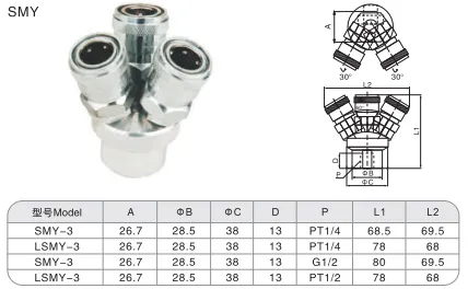 Sns Pneumatic Auxiliary Components Smy Series Detail 1