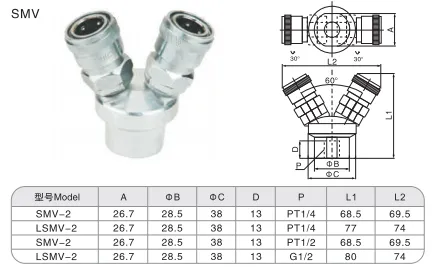 Sns Pneumatic Auxiliary Components Smz Series Detail 1