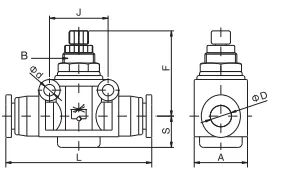 Sns Pneumatic Auxiliary Components Spa Series Data Sheet 2