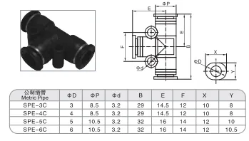 Sns Pneumatic Auxiliary Components Spe C Series Detail 1