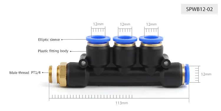 Sns Pneumatic Auxiliary Components Spwb Series Data Sheet 1