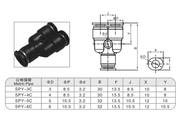 Sns Pneumatic Auxiliary Components Spy C Series Detail 1