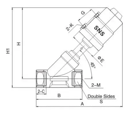 Sns Pneumatic Control Components Asv200 S Series Data Sheet 3