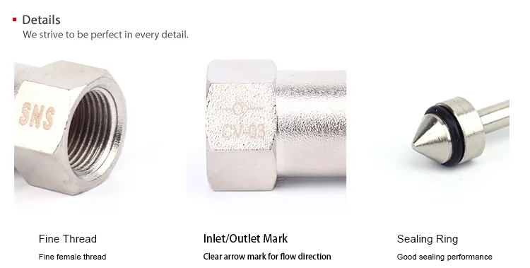 Sns Pneumatic Control Components Cv Series Detail 1