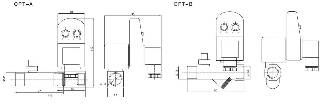 Sns Pneumatic Control Components Opt Series Data Sheet 3