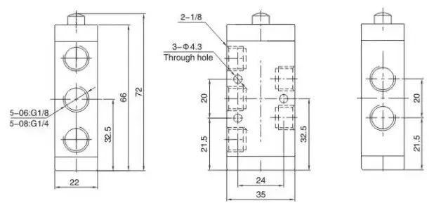 Sns Pneumatic Control Components S3 210 Series Data Sheet 2