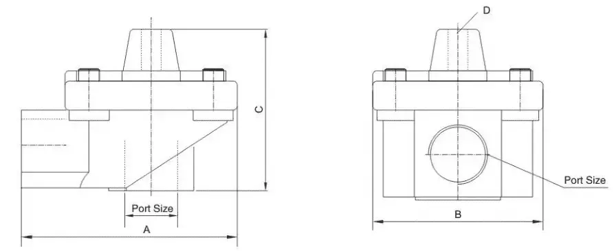 Sns Pneumatic Control Components Smf Q Series Data Sheet 2