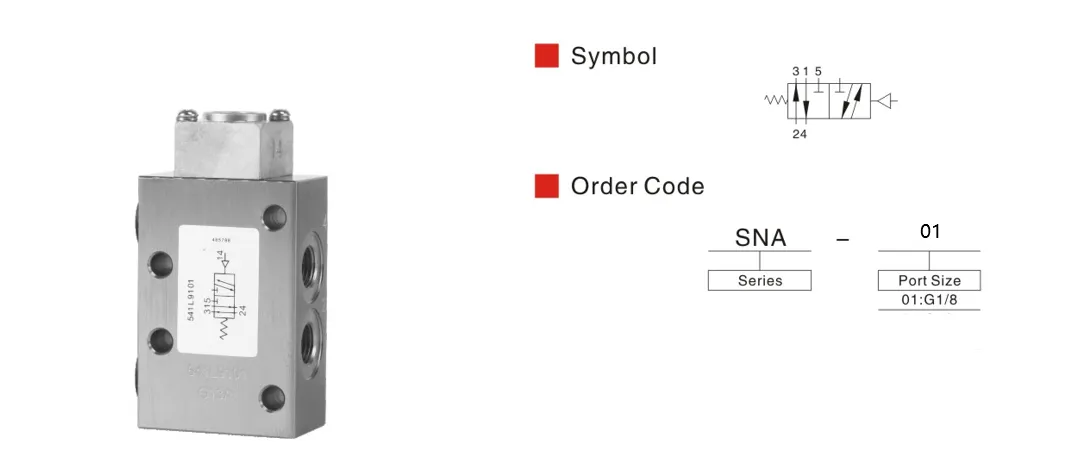 Sns Pneumatic Control Components Sna Series Data Sheet 1