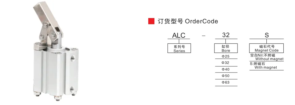 Sns Pneumatic Executive Components Alc Series Data Sheet 1