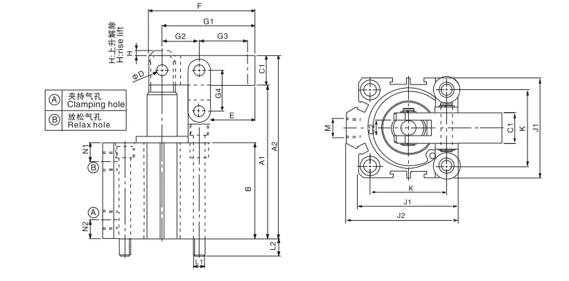 Sns Pneumatic Executive Components Alc Series Data Sheet 2