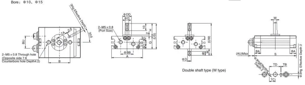 Sns Pneumatic Executive Components Crq2 Series Data Sheet 2