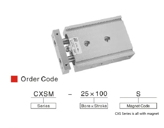 Sns Pneumatic Executive Components Cxs Series Data Sheet 1