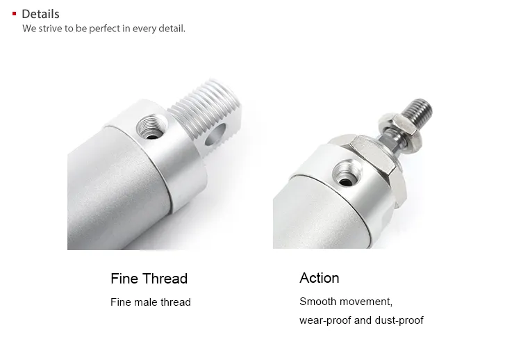 Sns Pneumatic Executive Components Mal Series Detail 1