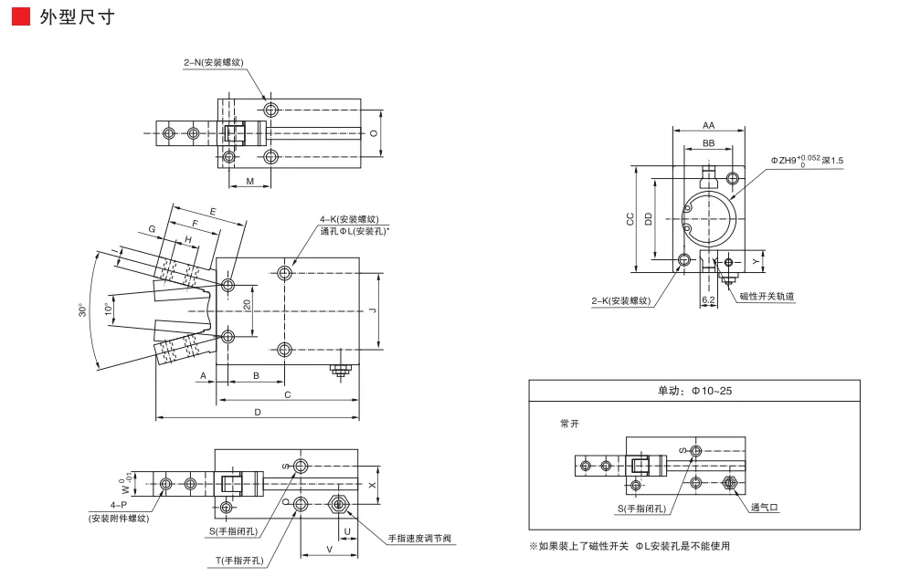 Sns Pneumatic Executive Components Mhc2 Series Data Sheet 2