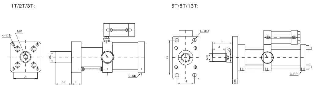 Sns Pneumatic Executive Components Mptc Series Data Sheet 3