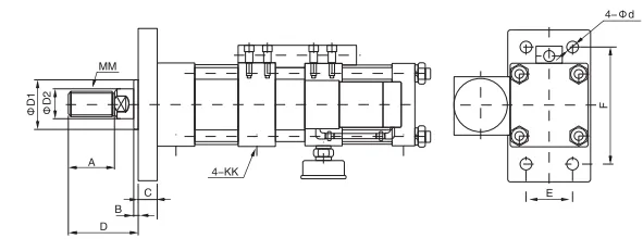 Sns Pneumatic Executive Components Mptf Series Data Sheet 3