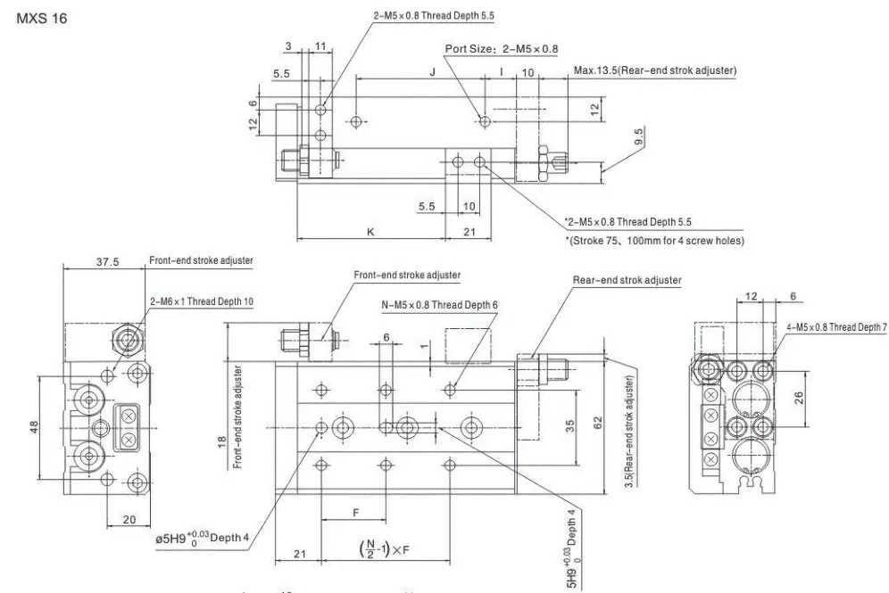 Sns Pneumatic Executive Components Mxs Series Data Sheet 12