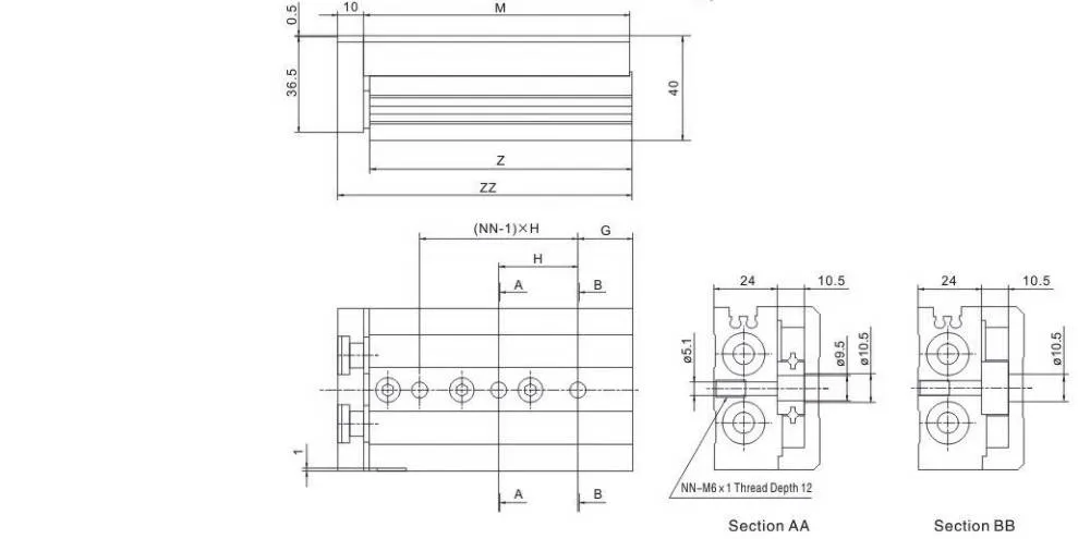 Sns Pneumatic Executive Components Mxs Series Data Sheet 13