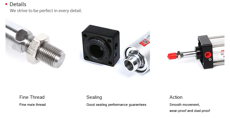 Sns Pneumatic Executive Components Sc Series Detail 1