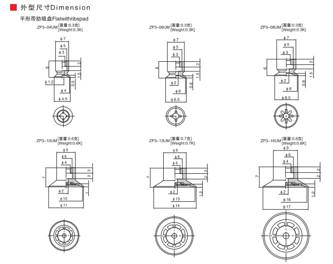 Sns Pneumatic Vaccum Componennts Zp3 Series Data Sheet 3