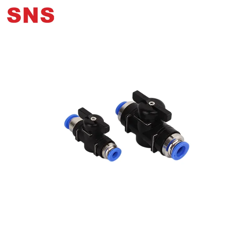 SNS BUG Series plastic brass pneumatic air control hand valve