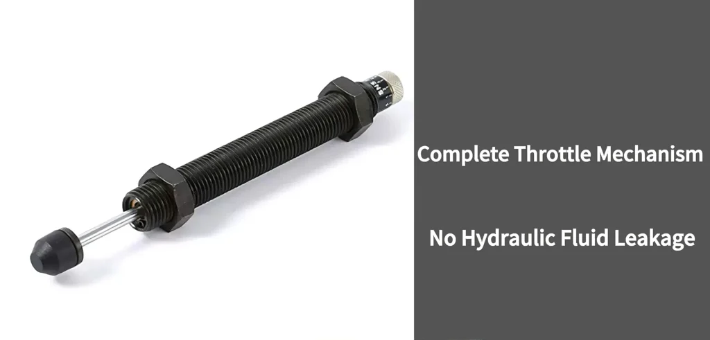 Complete Throttle Mechanism and No Hydraulic Fluid Leakage